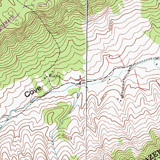 Topographic Map of Lester School (historical), VA
