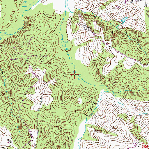 Topographic Map of Farmers Mill (historical), VA