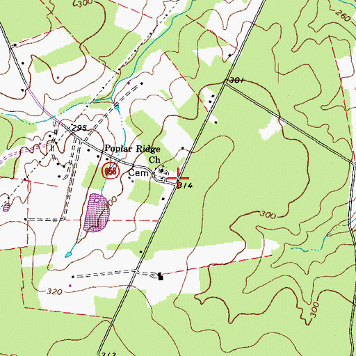 Topographic Map of Free Union School (historical), VA