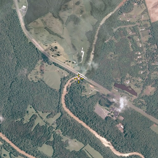 Aerial/Satellite Image of Germanna Ford, VA