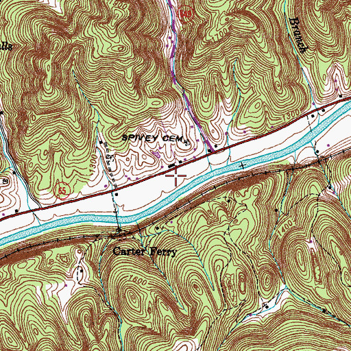 Topographic Map of Civilian Conservation Corps Camp 366 (historical), VA