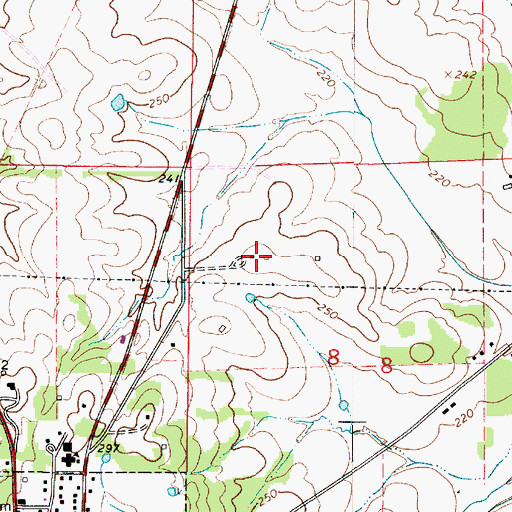 Topographic Map of Canebrake Agricultural Experimental Station (historical), AL