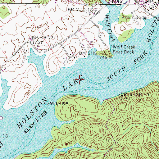 Topographic Map of Keller Island (historical), VA