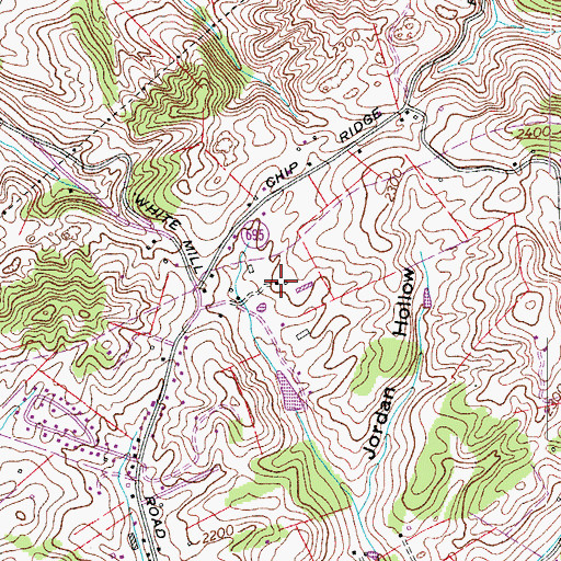 Topographic Map of Washington County Prison Farm (historical), VA
