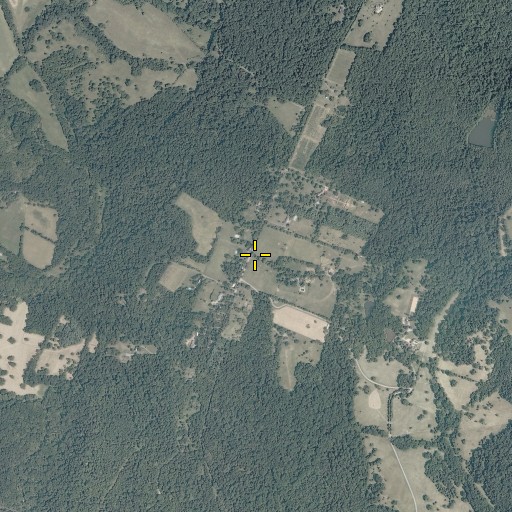 Aerial/Satellite Image of Mount Gilead, VA