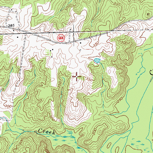 Topographic Map of Easter Field (historical), VA