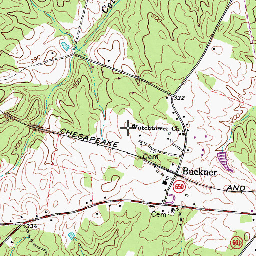 Topographic Map of Mostly Harmless Heliport, VA