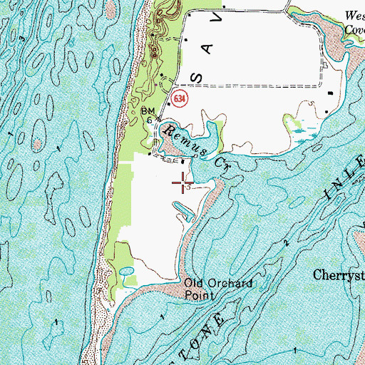Topographic Map of Point Farm Heliport, VA