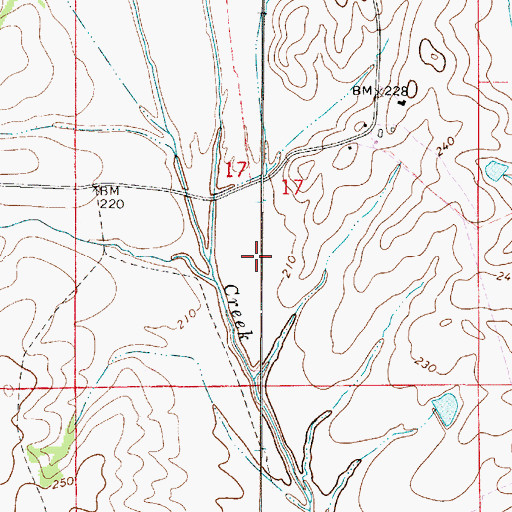 Topographic Map of Sugar Hill Plantation (historical), AL