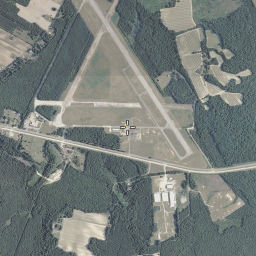 Aerial/Satellite Image of Emporia-Greensville Regional Airport, VA