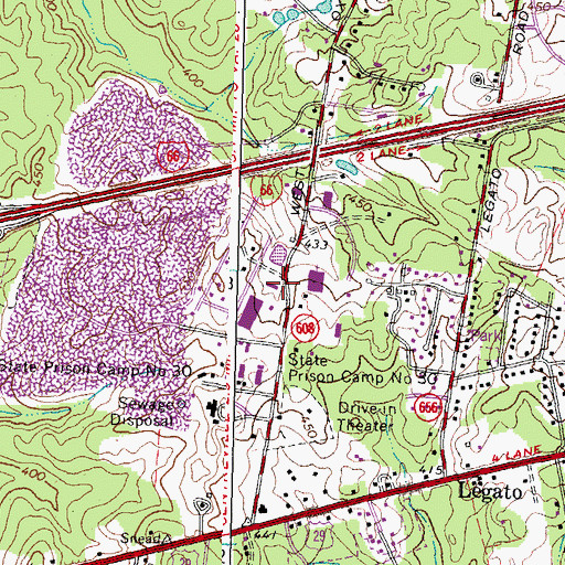 Topographic Map of Fairfax County Police Heliport, VA