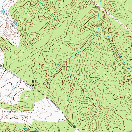 Topographic Map of Atlantic Research Corp Heliport, VA
