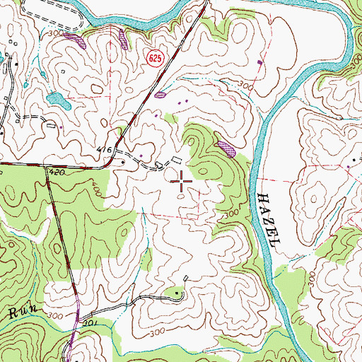 Topographic Map of Pleasantdale Field, VA