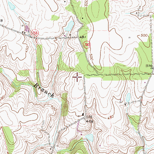 Topographic Map of Flying Horse Farm Balloonport, VA