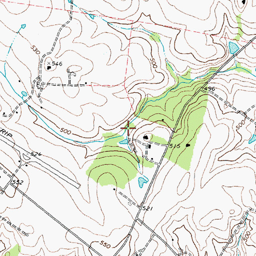 Topographic Map of Heronwood Heliport, VA