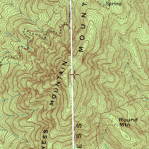 Topographic Map of WYYD-FM (Amherst), VA