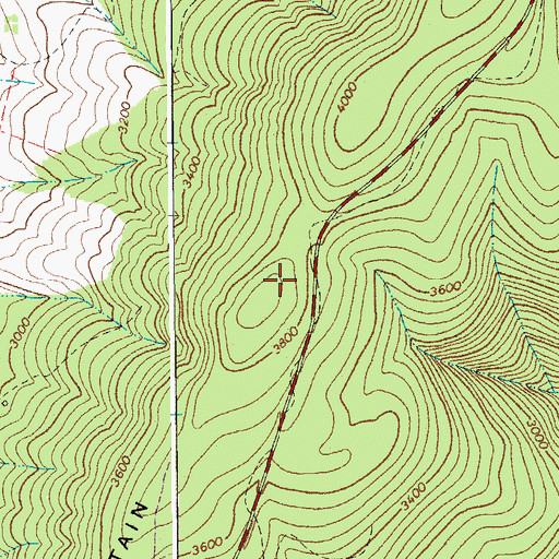 Topographic Map of WXCF-FM (Clifton Forge), VA