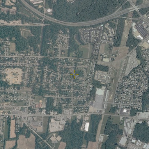 Aerial/Satellite Image of Eastover Gardens, VA