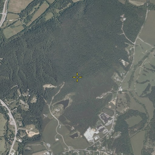 Aerial/Satellite Image of Pine Hills, VA