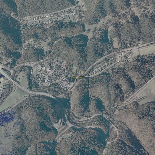 Aerial/Satellite Image of Cedar Bluff, VA