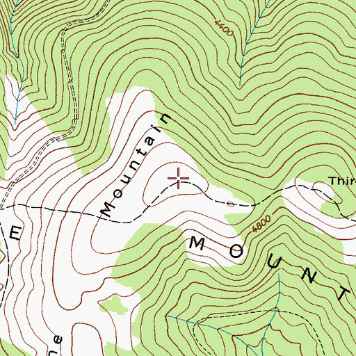 Topographic Map of Stone Mountain, VA