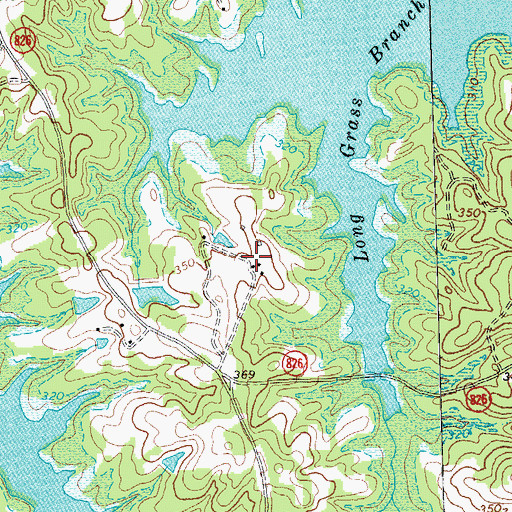 Topographic Map of Berryhill Plantation, VA