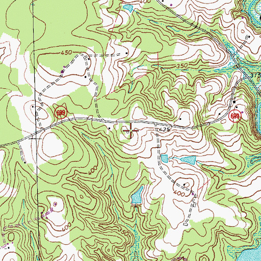 Topographic Map of Bluestone School (historical), VA