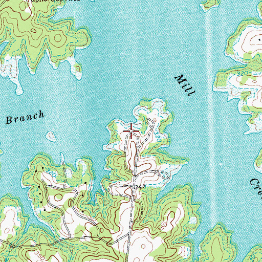 Topographic Map of Camp Jean Short, VA