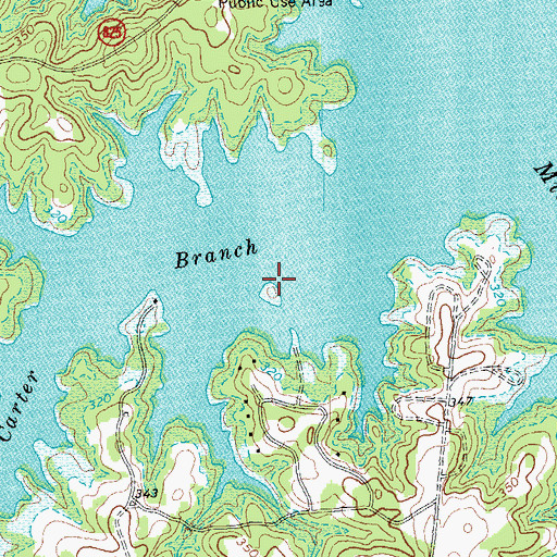 Topographic Map of Cooper Island, VA