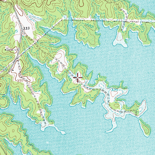Topographic Map of Eagle Point Wildlife Management Area, VA