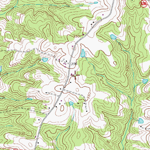 Topographic Map of Effort School (historical), VA