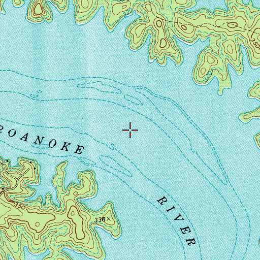 Topographic Map of Fields Island (historical), VA