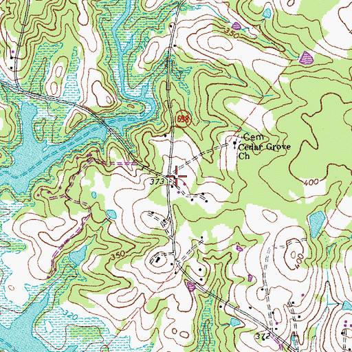 Topographic Map of Moore School (historical), VA
