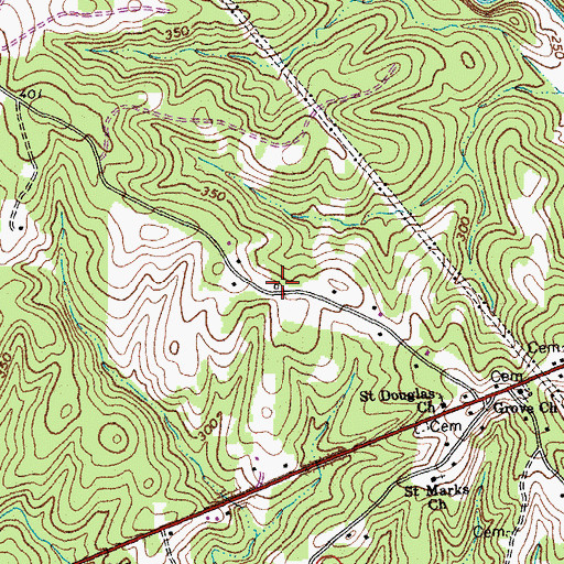 Topographic Map of Smith School (historical), VA