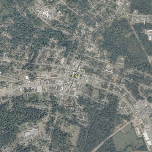 Aerial/Satellite Image of South Hill Tobacco Museum, VA