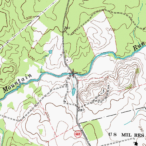 Topographic Map of Carrico, VA