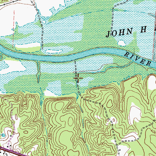 Topographic Map of Perras Creek Wildlife Management Area, VA
