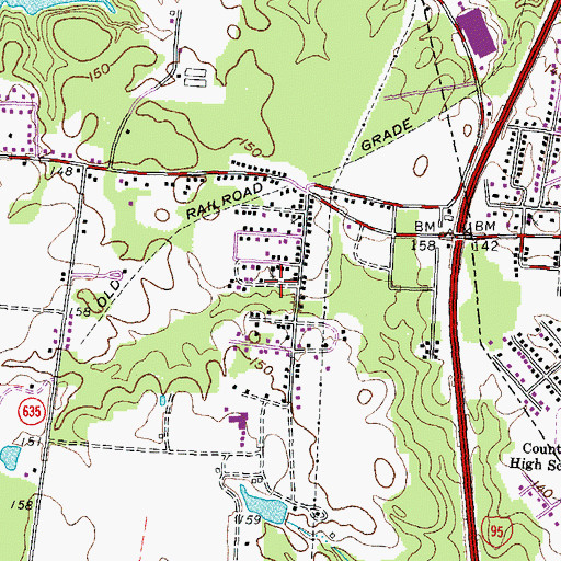 Topographic Map of Church of God, VA