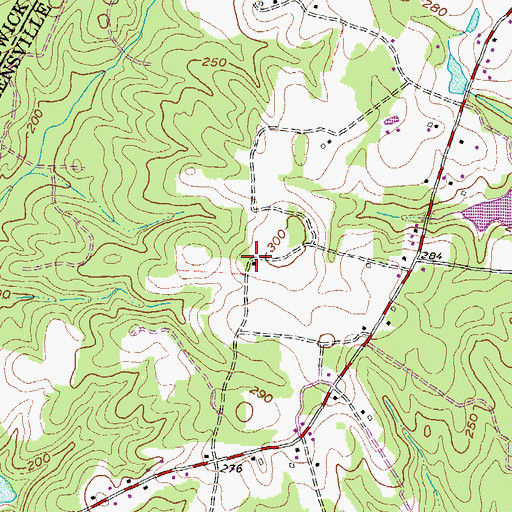 Topographic Map of Goose Berry Farm, VA