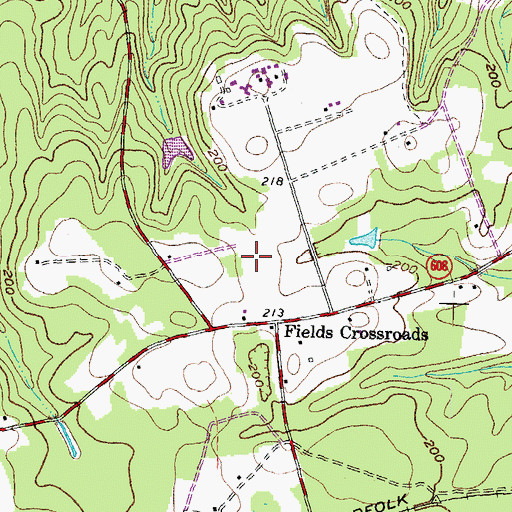 Topographic Map of Orion Vue Farm, VA