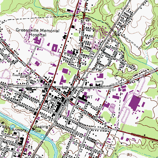 Topographic Map of Church of God of Prophecy, VA