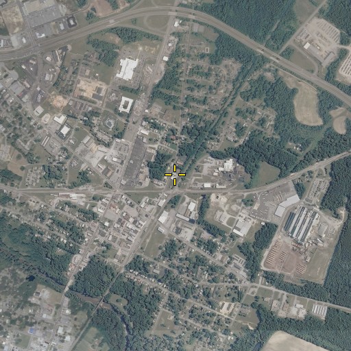 Aerial/Satellite Image of Church of God of Prophecy, VA