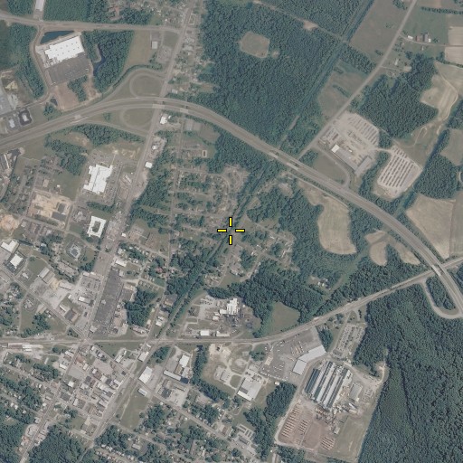Aerial/Satellite Image of Greens Chapel Number Two Reformed Zion Union Apostolic Church, VA
