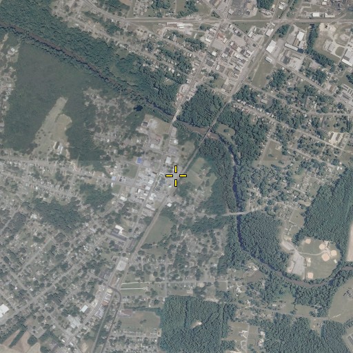 Aerial/Satellite Image of Greensville County Health Center, VA