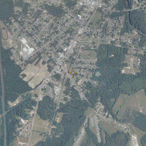 Aerial/Satellite Image of Kingdom Hall of Jehovahs Witnesses, VA