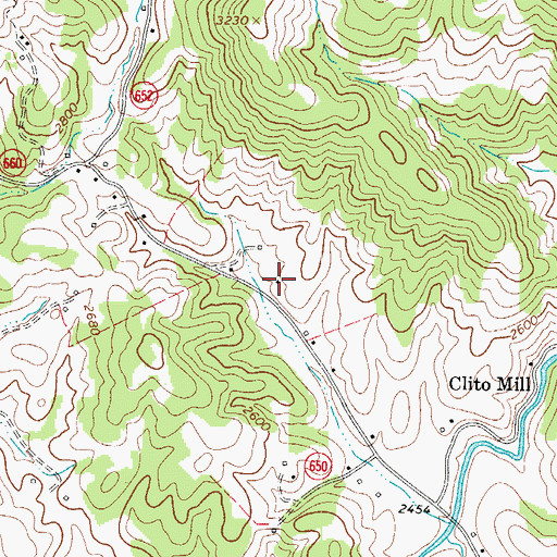 Topographic Map of Quaker Church (historical), VA