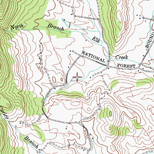 Topographic Map of Rye Cove, VA