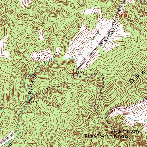 Topographic Map of Conners, VA