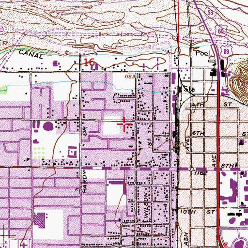 Topographic Map of Scales School, AZ