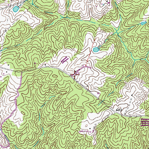 Topographic Map of Jones School (historical), VA